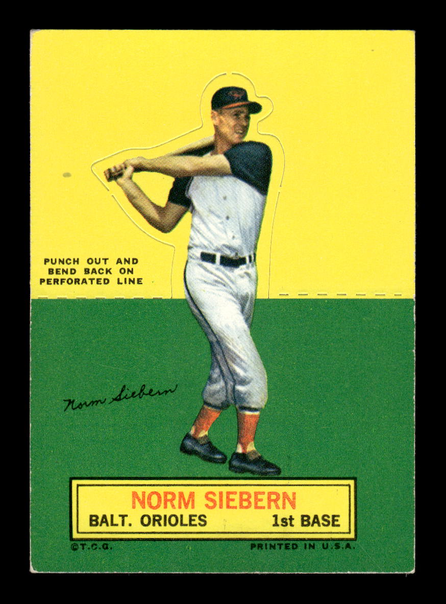 1964 Topps Stand-Ups Norm Siebern Baltimore Orioles EX HOF10010598