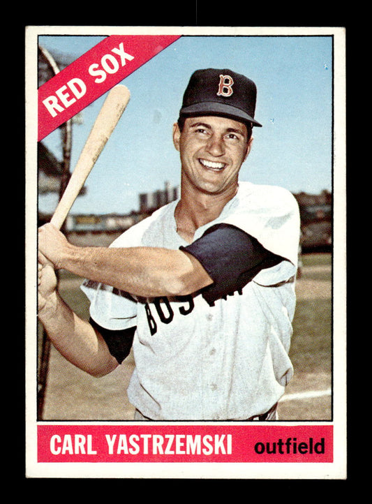 1966 Topps #70 Carl Yastrzemski Boston Red Sox VGEX HOF10010612