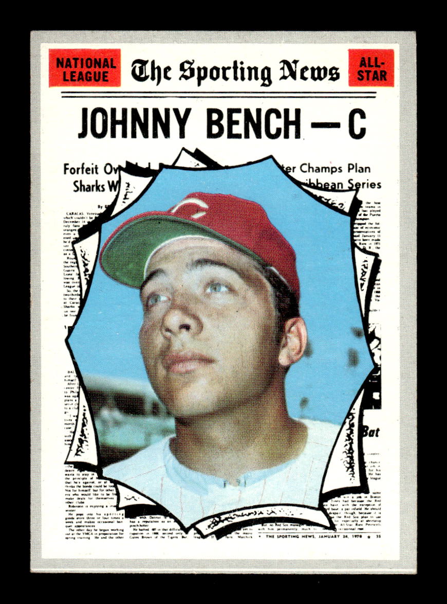 1970 Topps #464 Johnny Bench Cincinnati Reds EX HOF10010617