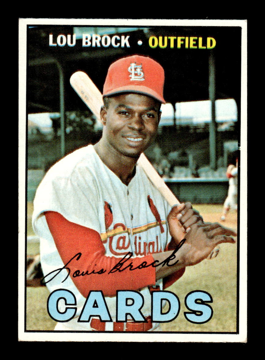 1967 Topps #285 Lou Brock St. Louis Cardinals EX HOF10010627