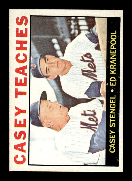 1964 Topps #393 Casey Teaches Casey Stengel Ed Kranepool EX HOF10010629