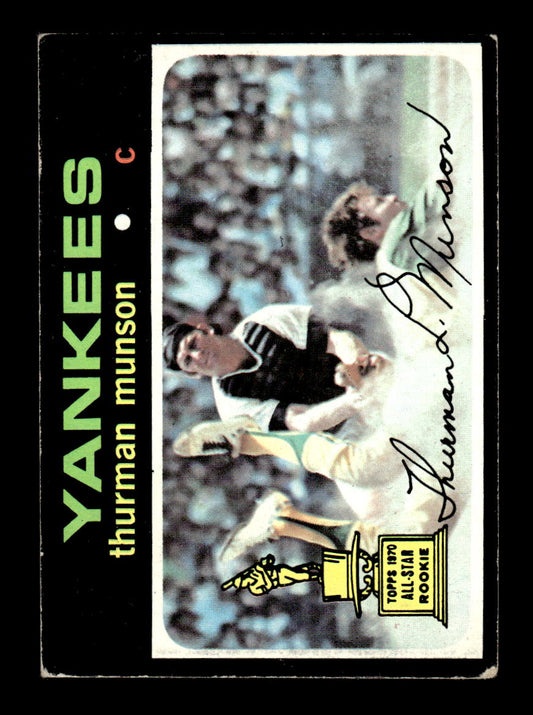 1971 Topps #5 Thurman Munson New York Yankees VG HOF10010640