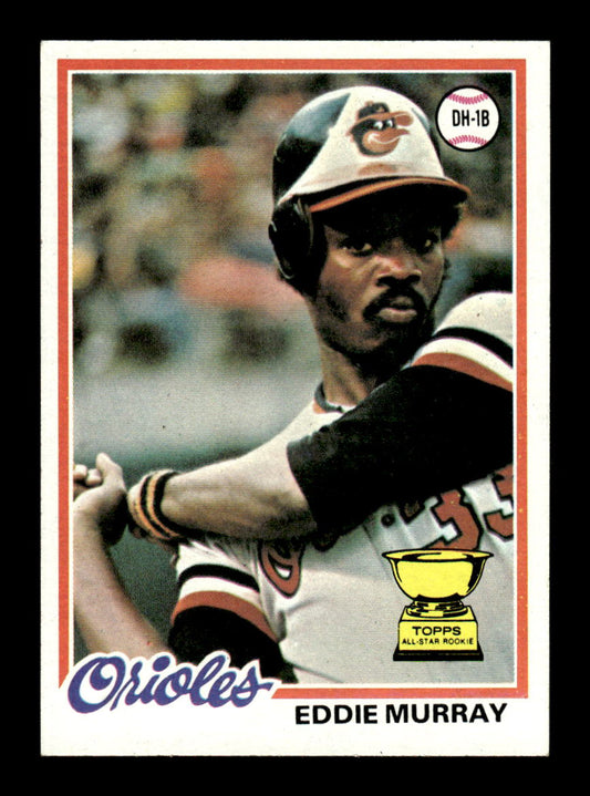 1978 Topps #36 Eddie Murray RC Baltimore Orioles NMT HOF10010655