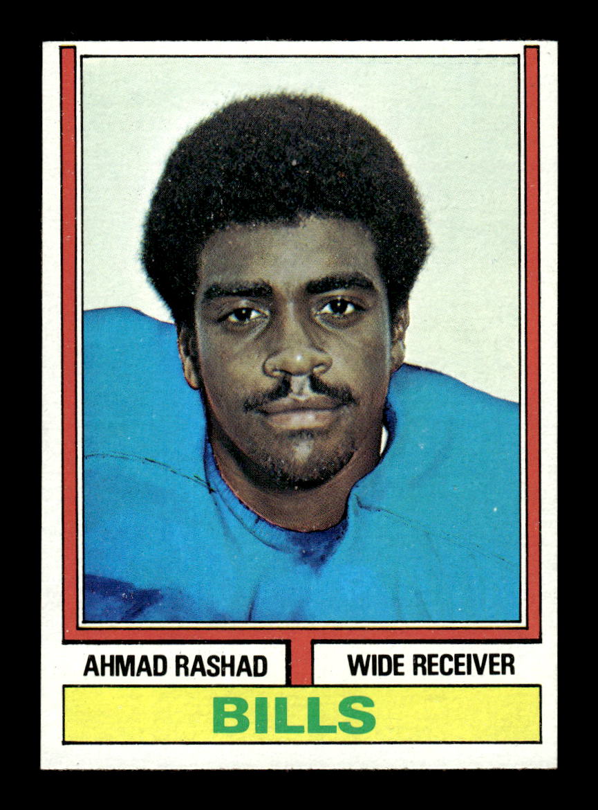 1974 Topps #105 Ahmad Rashad Buffalo Bills NMT HOF10010657