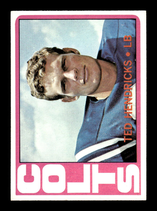 1972 Topps #93 Ted Hendricks Baltimore Colts NMT HOF10010660