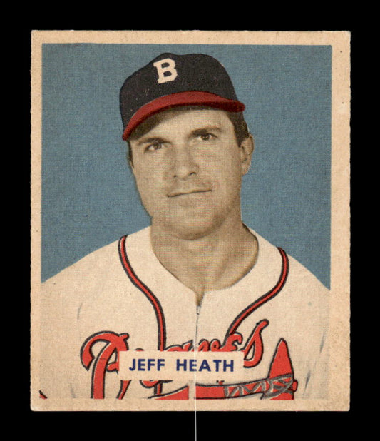 1949 Bowman #169 Jeff Heath Boston Braves EX HOF10010678