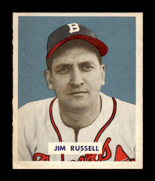 1949 Bowman #235 Jim Russell Boston Braves EXMT HOF10010680