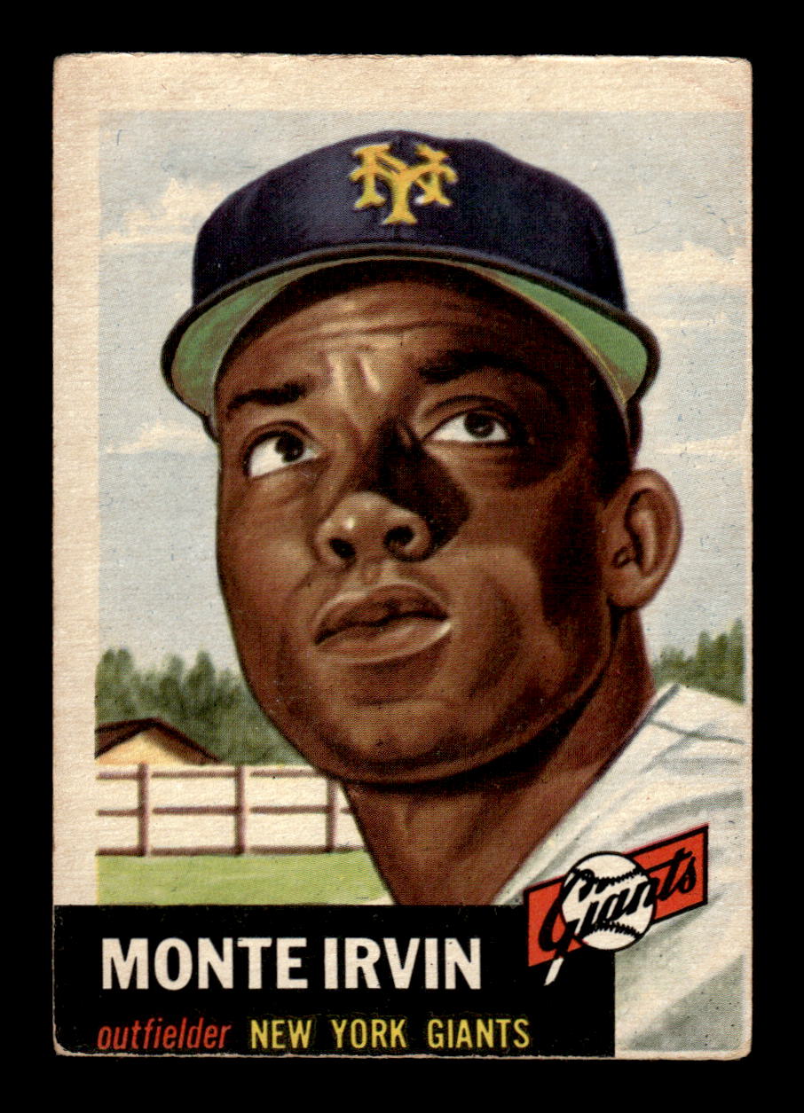 1953 Topps #62 Monte Irvin New York Giants VG HOF10010700