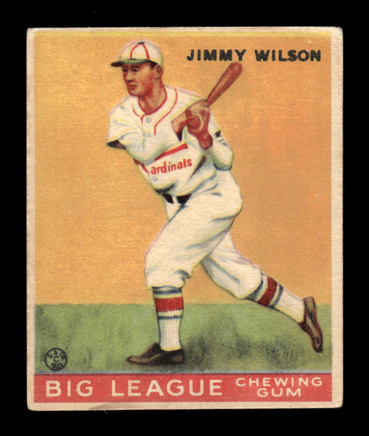 1933 Goudey (R319) #37 Jimmy Wilson St. Louis Cardinals G/VG HOF10010702