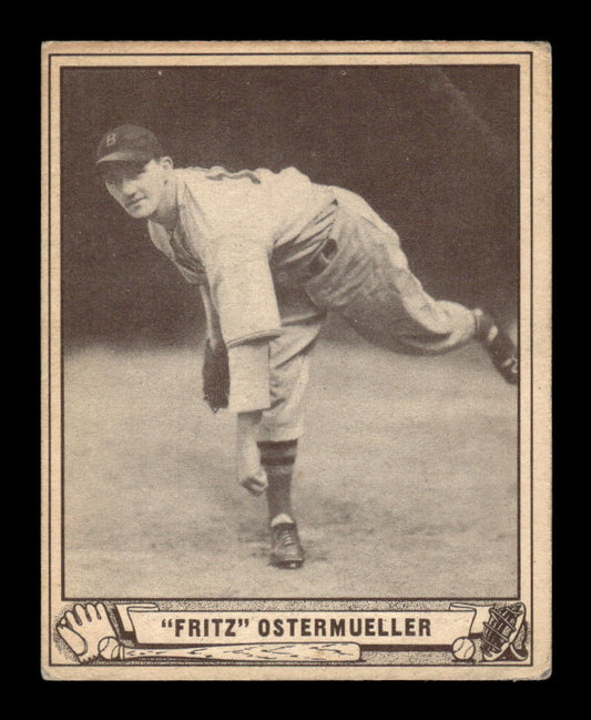 1940 Play Ball #33 Fritz Ostermueller Boston Red Sox VG HOF10010705