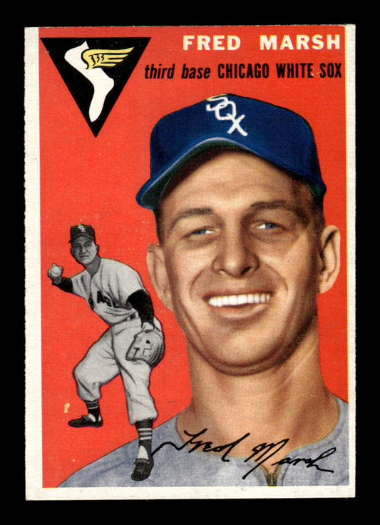 1954 Topps #218 Fred Marsh Chicago White Sox EX HOF10010708
