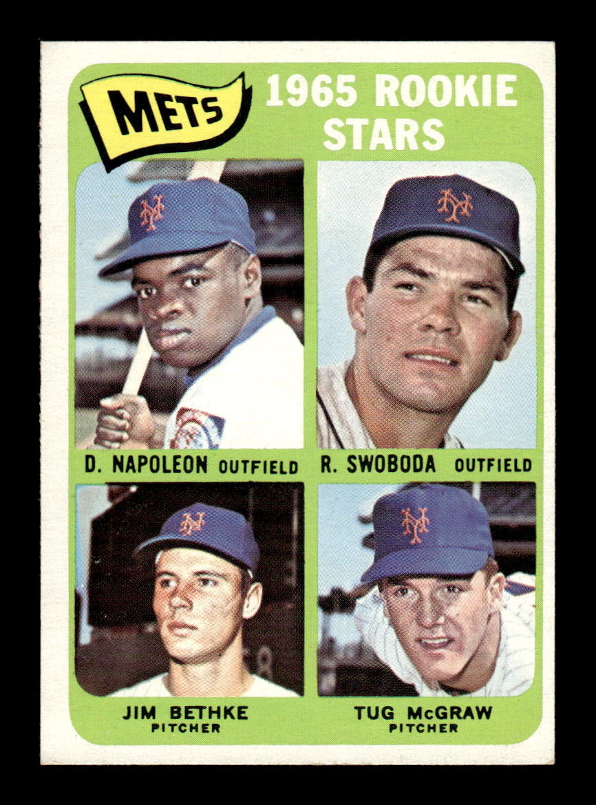 1965 Topps #533 High SP Tug McGraw Ron Swoboda RC EX HOF10010712