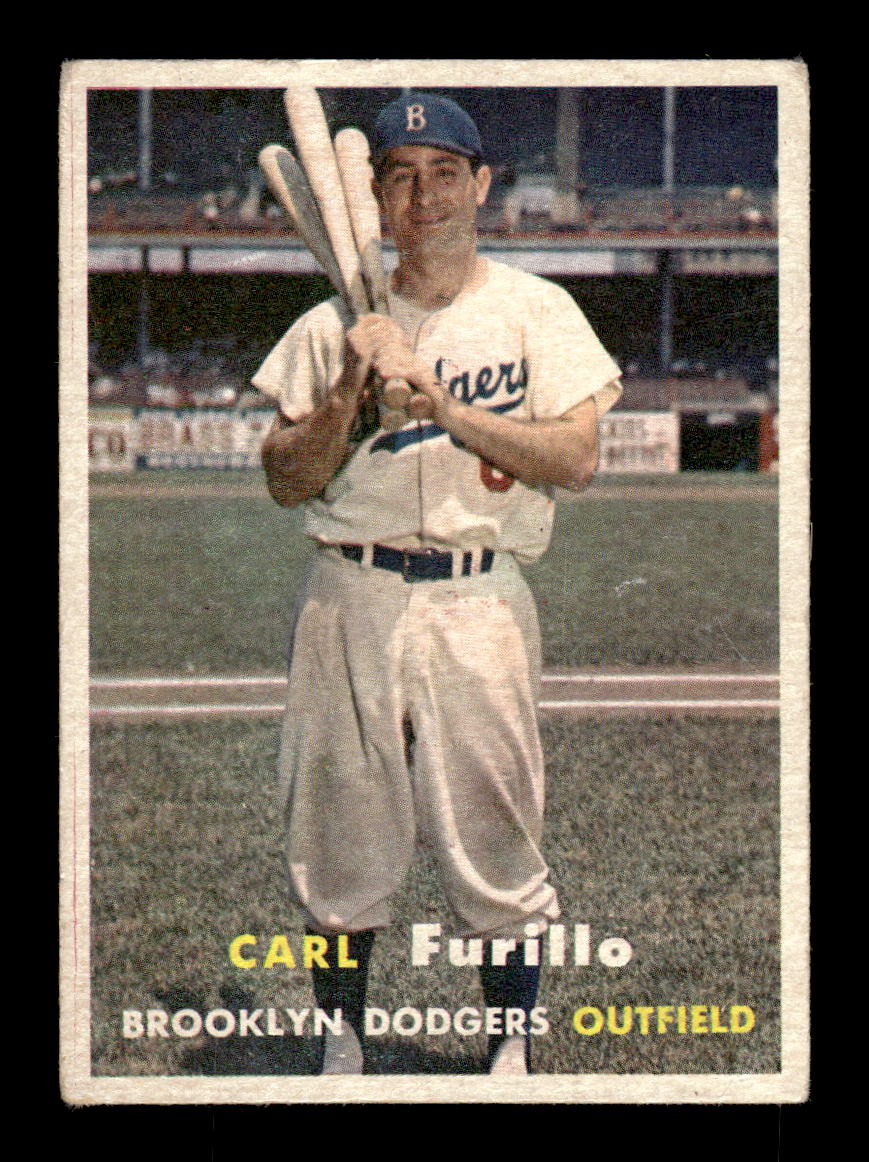 1957 Topps #45 Carl Furillo Brooklyn Dodgers VG HOF10010715