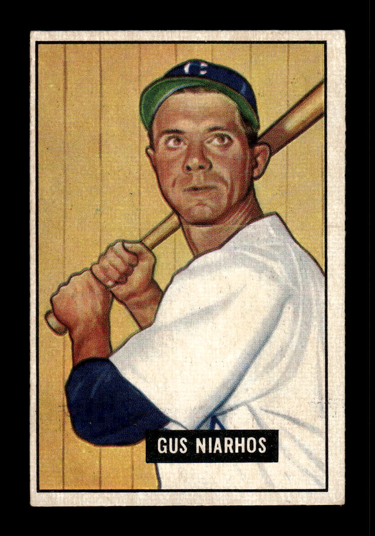 1951 Bowman #124 Gus Niarhos Chicago White Sox G/VG HOF10010717