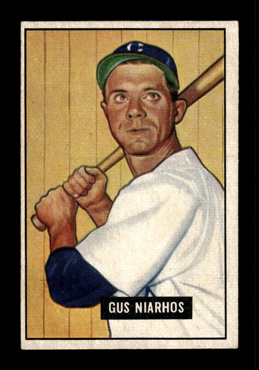 1951 Bowman #124 Gus Niarhos Chicago White Sox G/VG HOF10010717