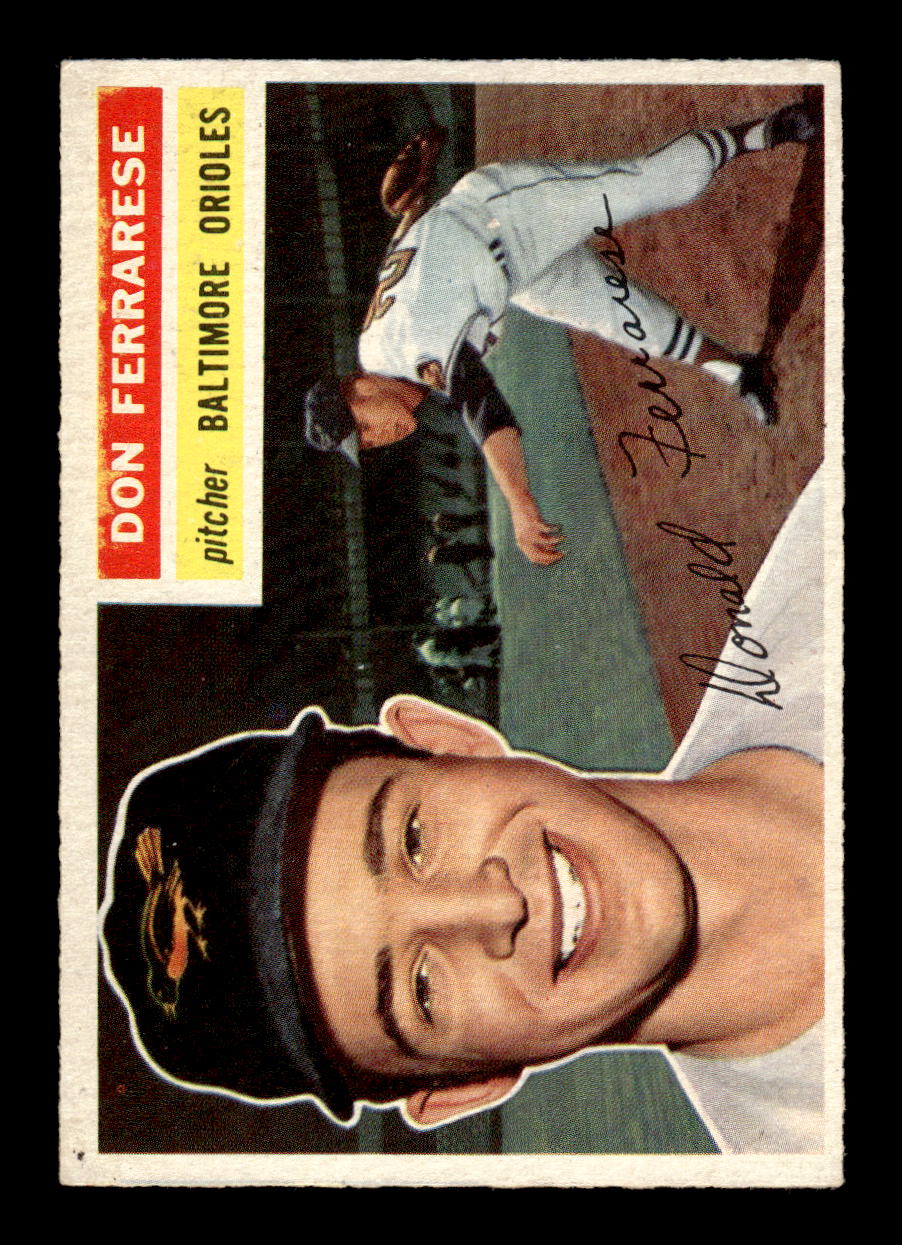 1956 Topps #266 Don Ferrarese Baltimore Orioles VGEX HOF10010719