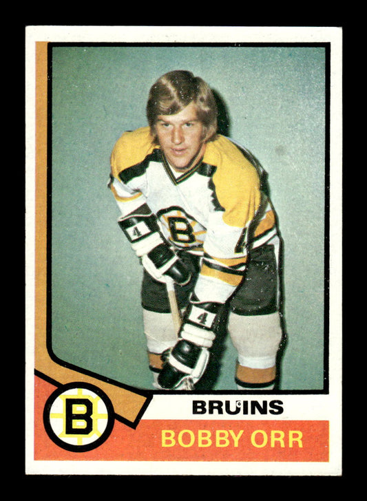 1974-75 Topps #100 Bobby Orr Boston Bruins EX HOF10010735