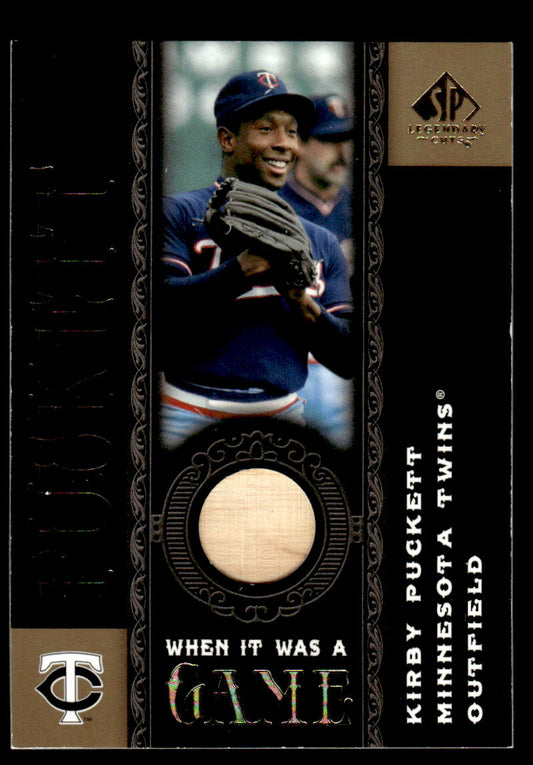 2007 SP Legendary Cuts #WG-KPa Kirby Puckett Minnesota Twins EXMT HOF10010740