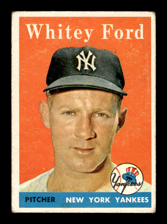 1958 Topps #320 Whitey Ford New York Yankees VG HOF10010743