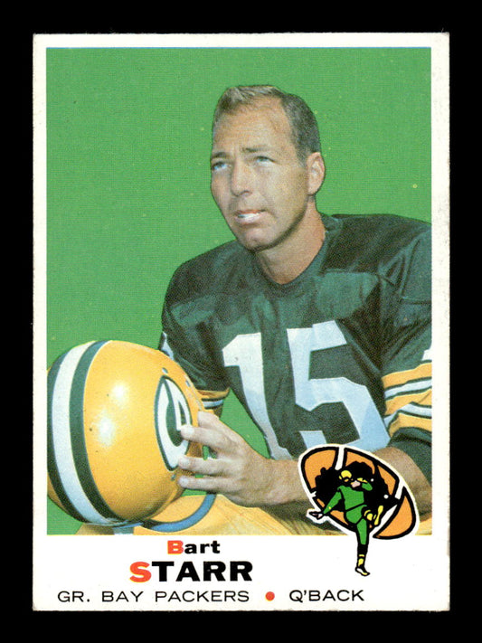 1969 Topps #215 Bart Starr Green Bay Packers VGEX HOF10010745