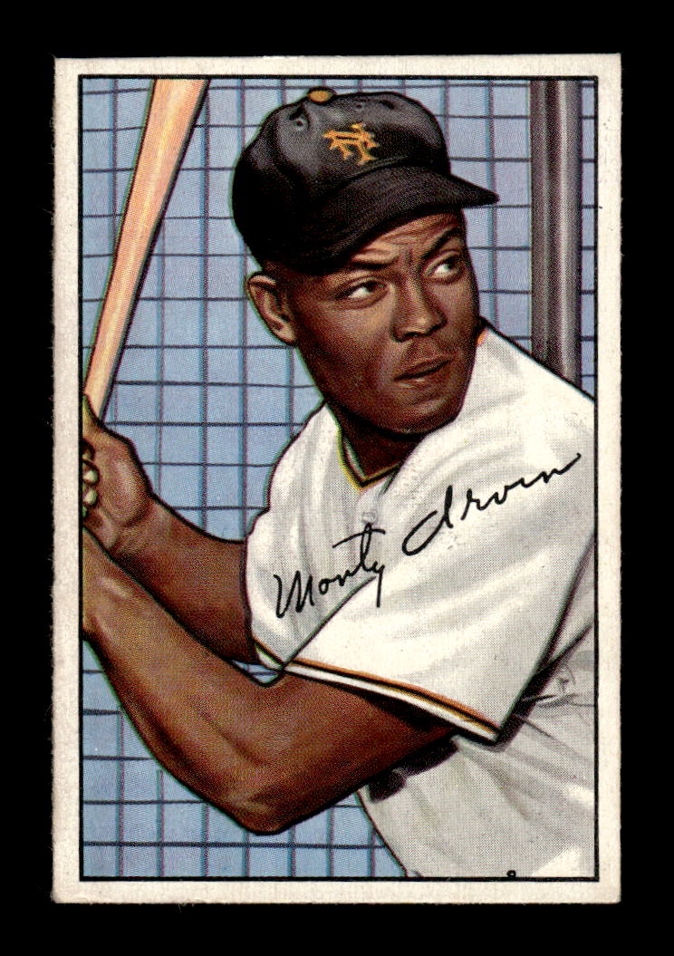 1952 Bowman #162 Monte Irvin New York Giants VGEX HOF10010747