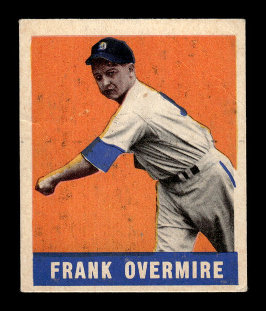 1948-49 Leaf #17 Frank Overmire Detroit Tigers VGEX HOF10010832