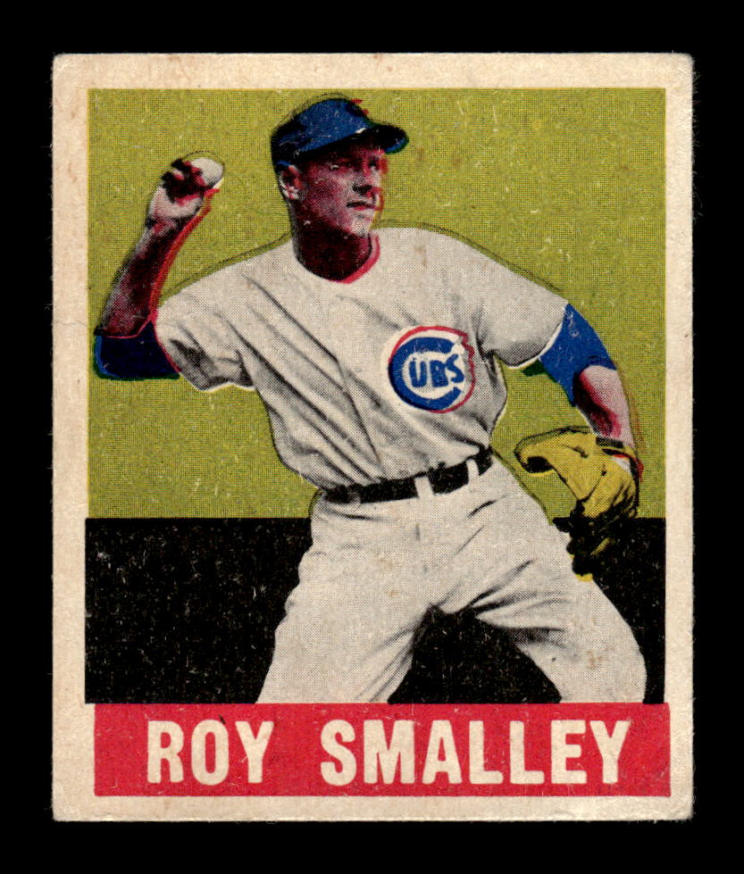 1948-49 Leaf #77 Roy Smalley Chicago Cubs VGEX HOF10010834