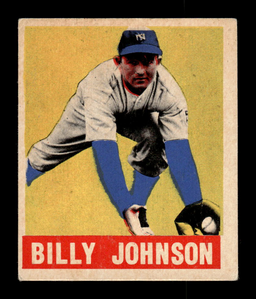 1948-49 Leaf #14 Billy Johnson New York Yankees VGEX HOF10010837