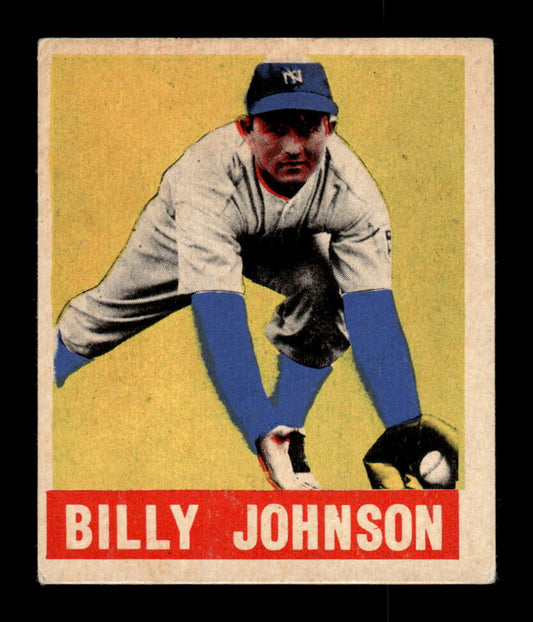 1948-49 Leaf #14 Billy Johnson New York Yankees VGEX HOF10010837