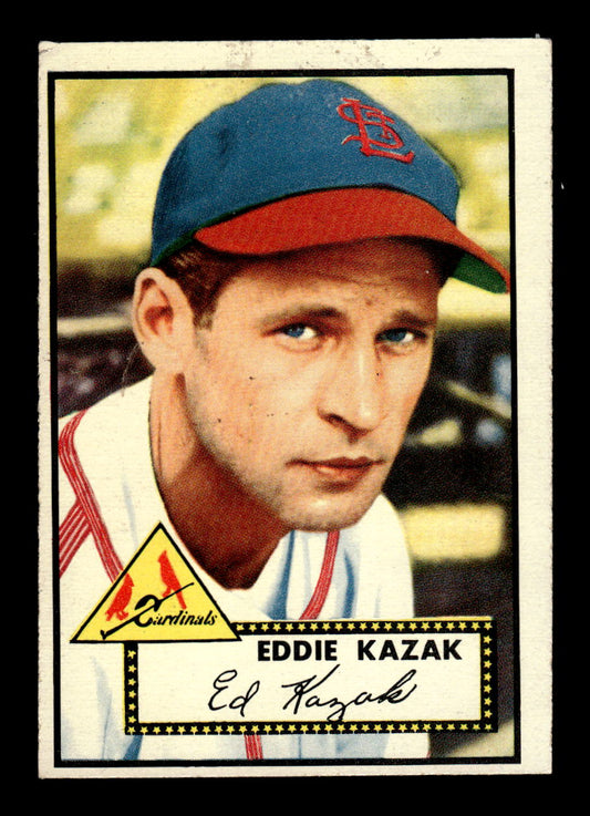 1952 Topps #165 Eddie Kazak St. Louis Cardinals VG HOF10010845
