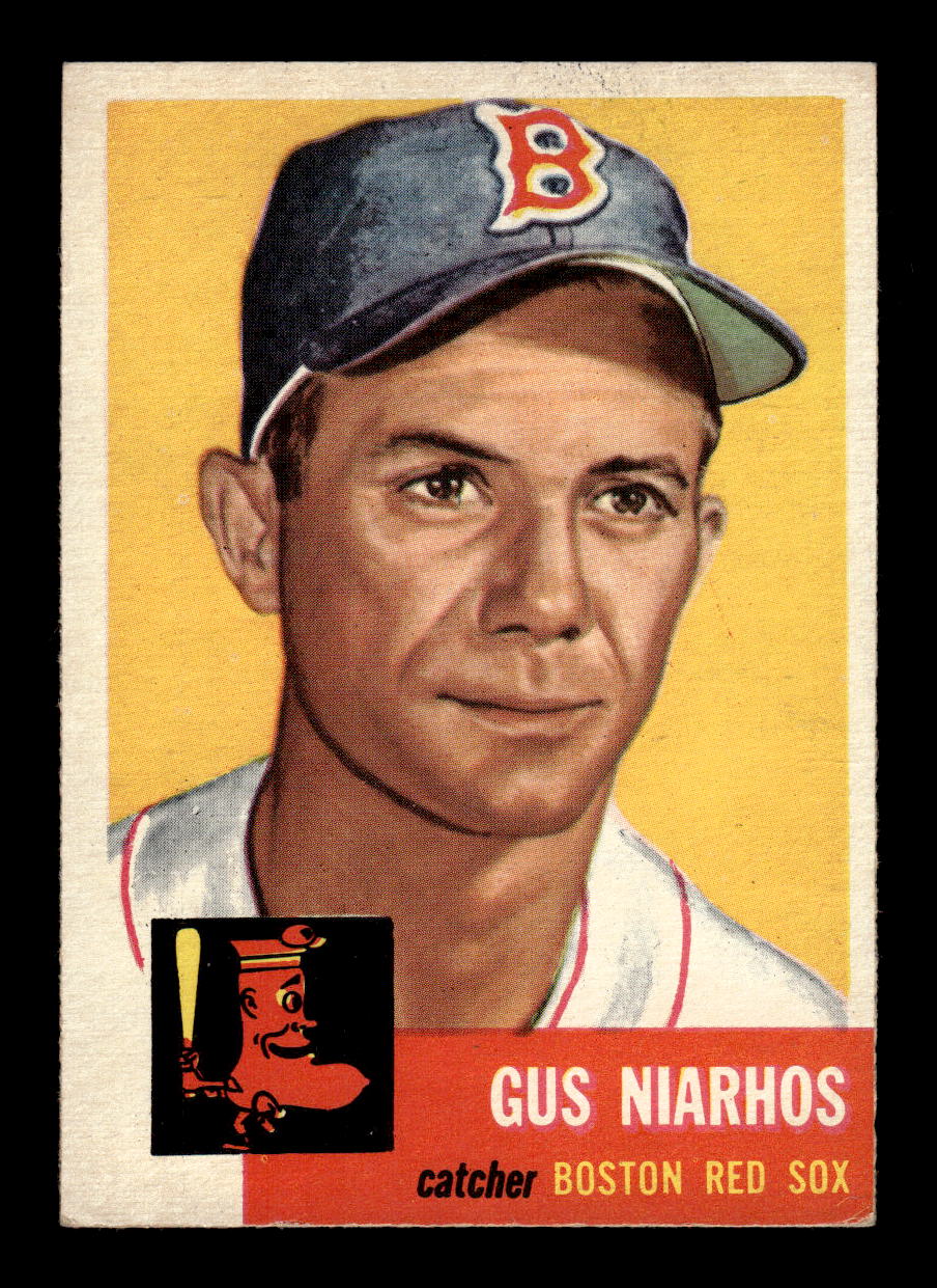 1953 Topps #63 Gus Niarhos Boston Red Sox EX HOF10010850