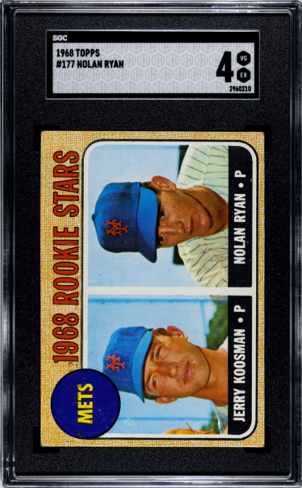 1968 Topps #177 Nolan Ryan SGC 4 SN 2960210