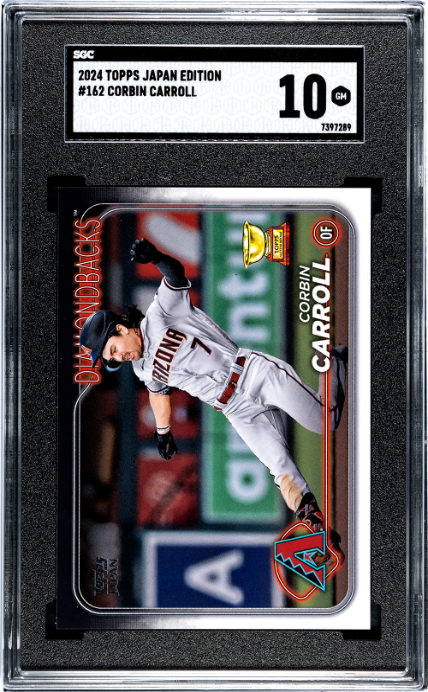 2024 Topps Japan Edition #162 Corbin Carroll SGC 10 SN 7397289