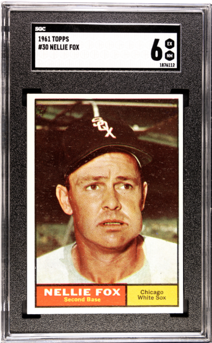 1961 Topps #30 Nellie Fox SGC 6 SN 1876112