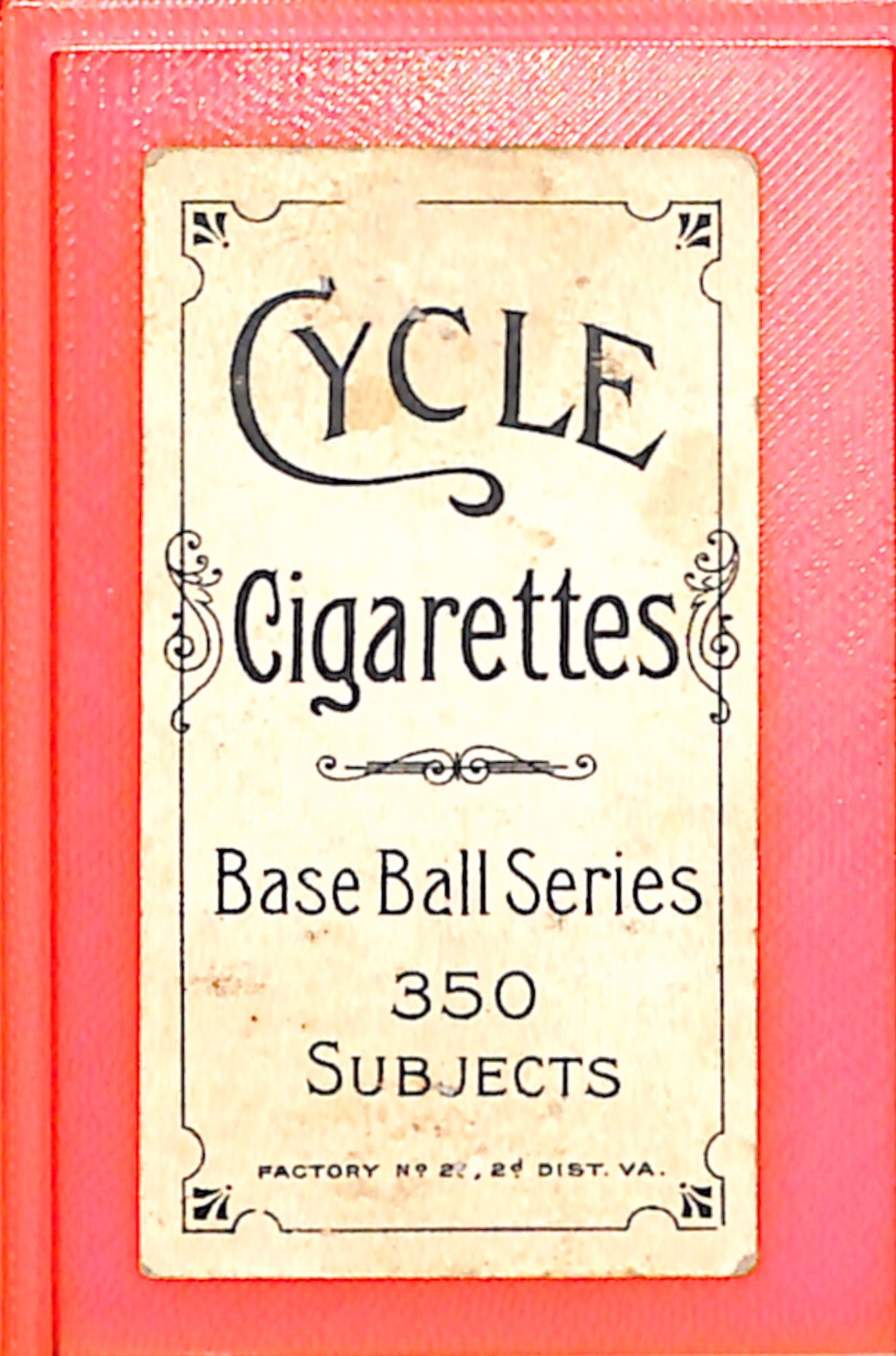 1909-11 T206 Jack White Buffalo Bisons Cycle 350 G/VG HOF10010889