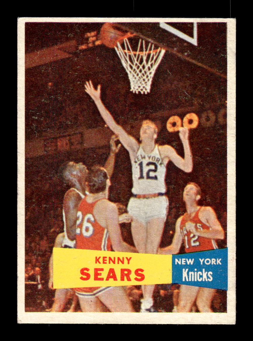 1957-58 Topps #7 Kenny Sears New York Knicks G/VG HOF10010893