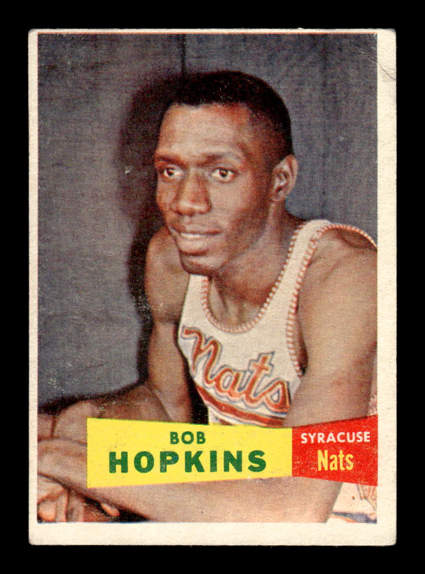 1957-58 Topps #53 Bob Hopkins Syracuse Nationals G/VG HOF10010900