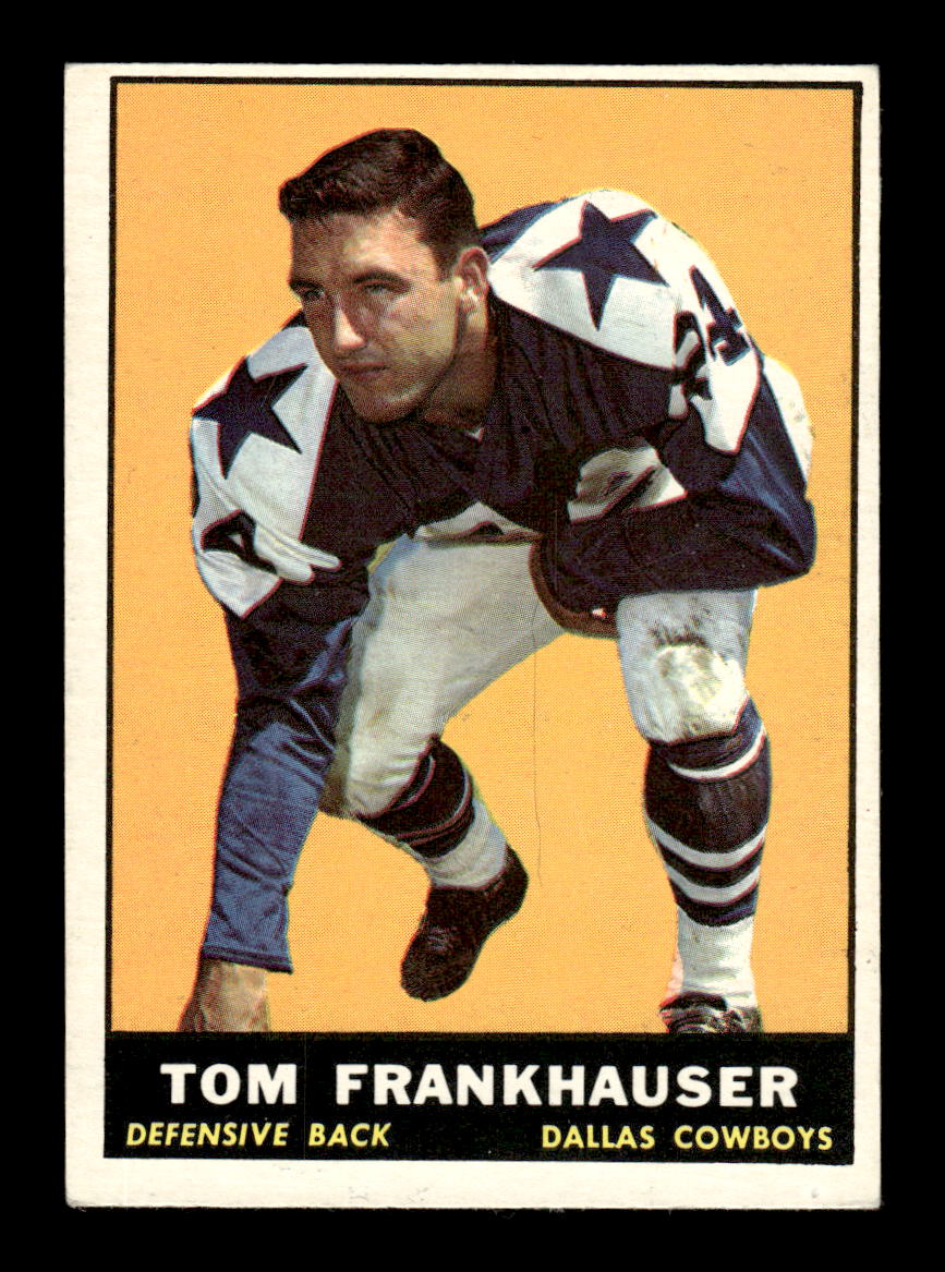 1961 Topps #27 Tom Franckhauser Dallas Cowboys EXMT HOF10010904