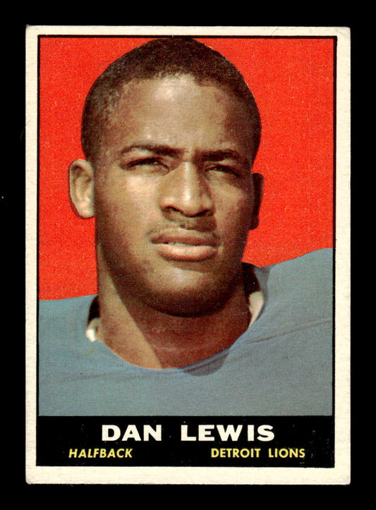1961 Topps #30 Dan Lewis Detroit Lions EX HOF10010906