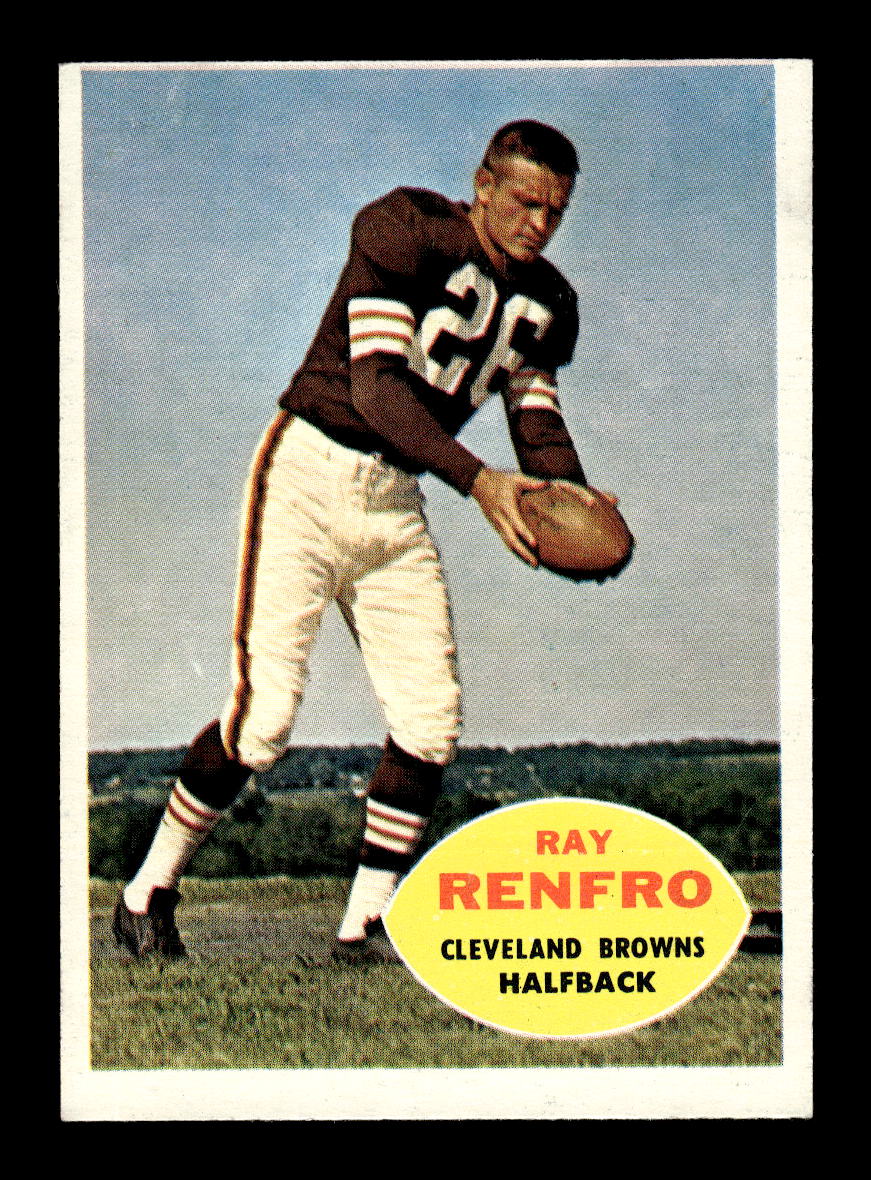 1960 Topps #26 Ray Renfro Cleveland Browns VGEX HOF10010913