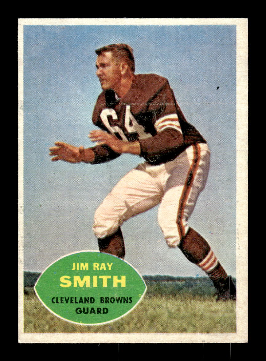 1960 Topps #28 Jim Ray Smith Cleveland Browns VGEX HOF10010915