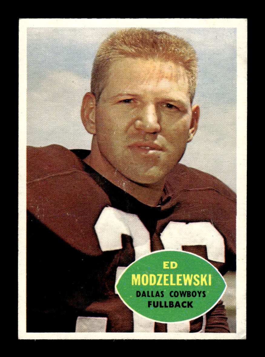 1960 Topps #33 Ed Modzelewski Dallas Cowboys VGEX HOF10010921