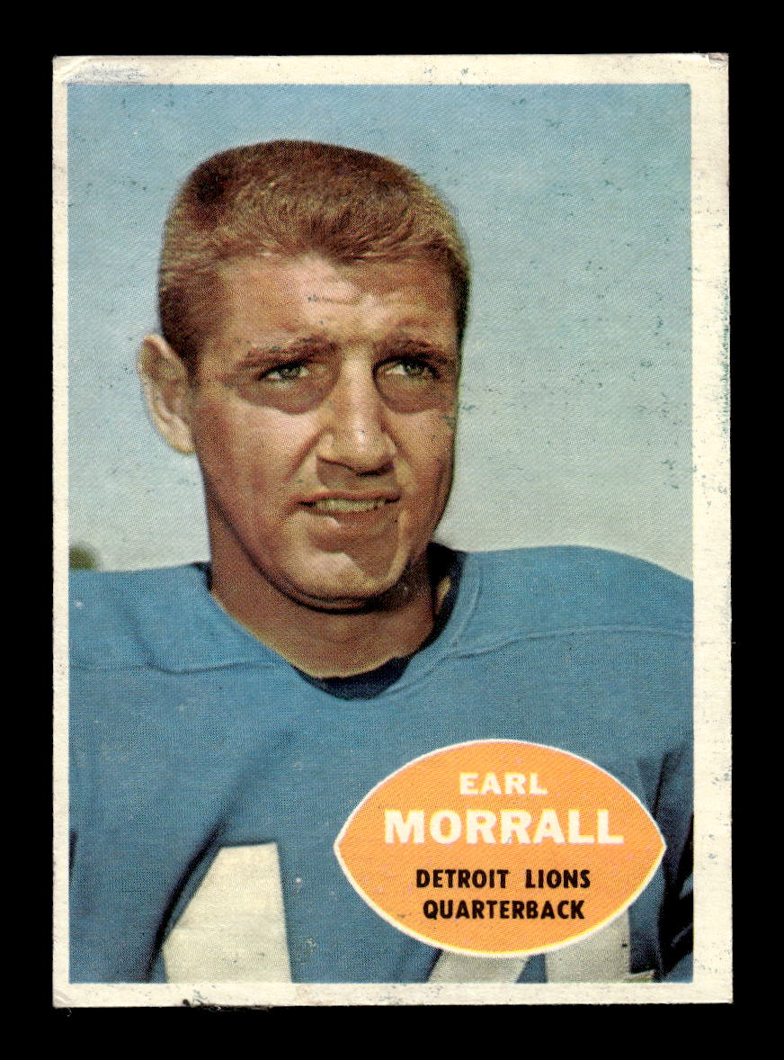 1960 Topps #41 Earl Morrall Detroit Lions VGEX HOF10010927
