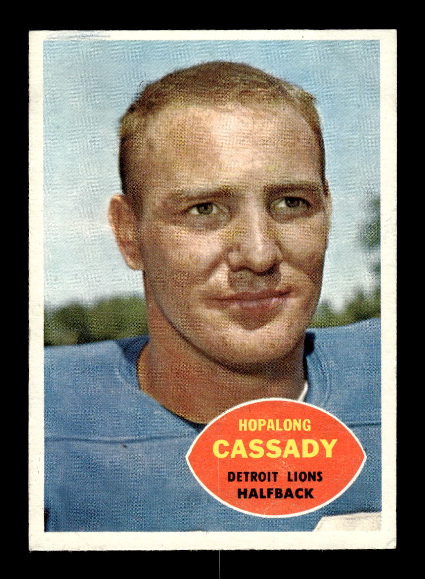 1960 Topps #42 Hopalong Cassady Detroit Lions VGEX HOF10010928