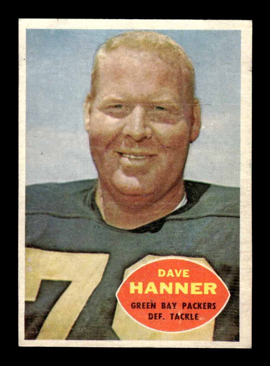 1960 Topps #59 Dave Hanner Green Bay Packers VGEX HOF10010933