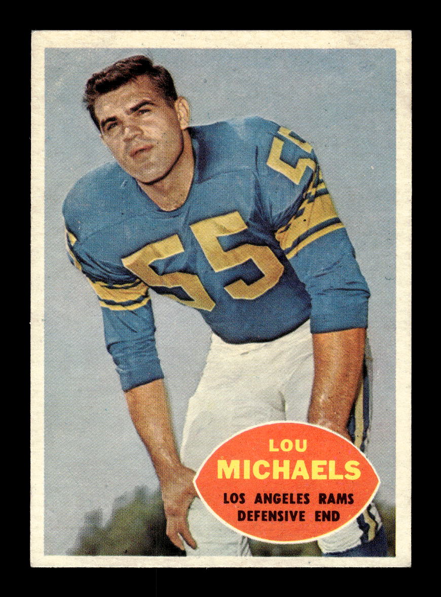 1960 Topps #69 Lou Michaels Los Angeles Rams VGEX HOF10010935