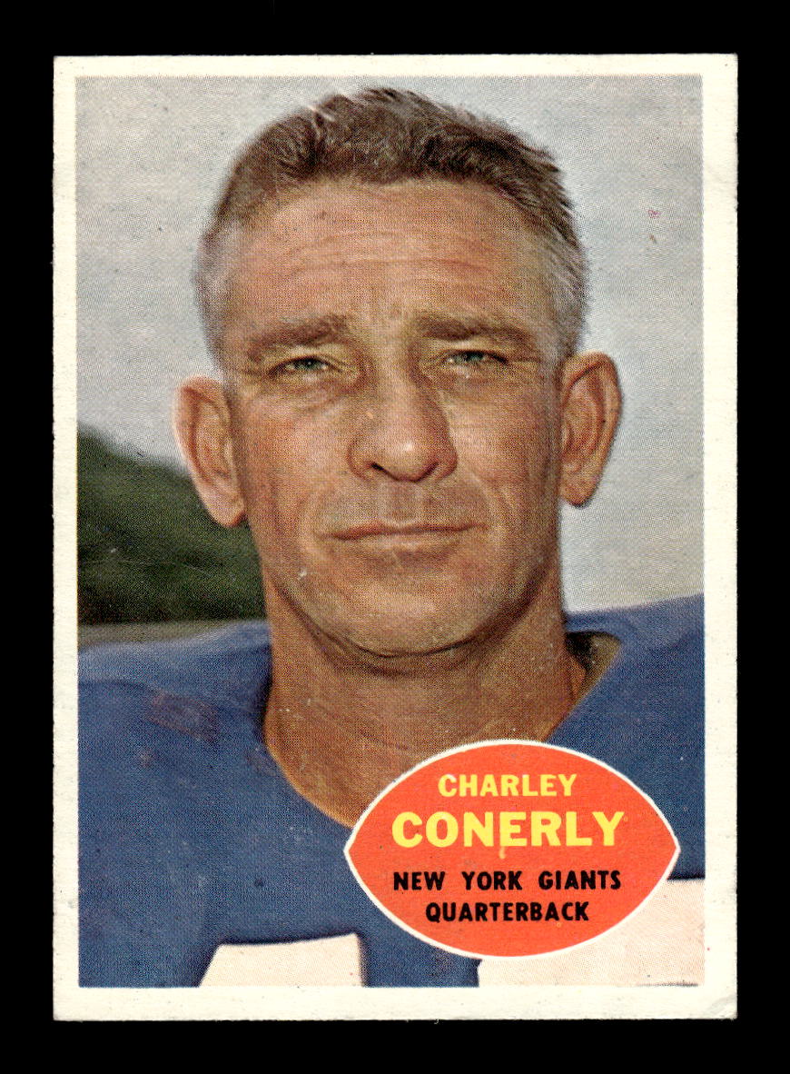 1960 Topps #72 Charley Conerly New York Giants VGEX HOF10010936