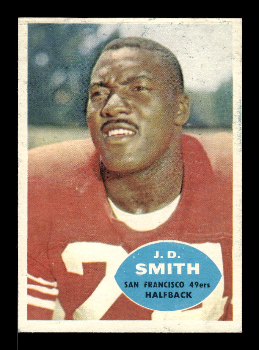 1960 Topps #115 J.D. Smith San Francisco 49ers VGEX HOF10010956