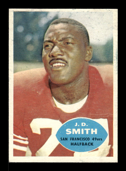 1960 Topps #115 J.D. Smith San Francisco 49ers VGEX HOF10010956