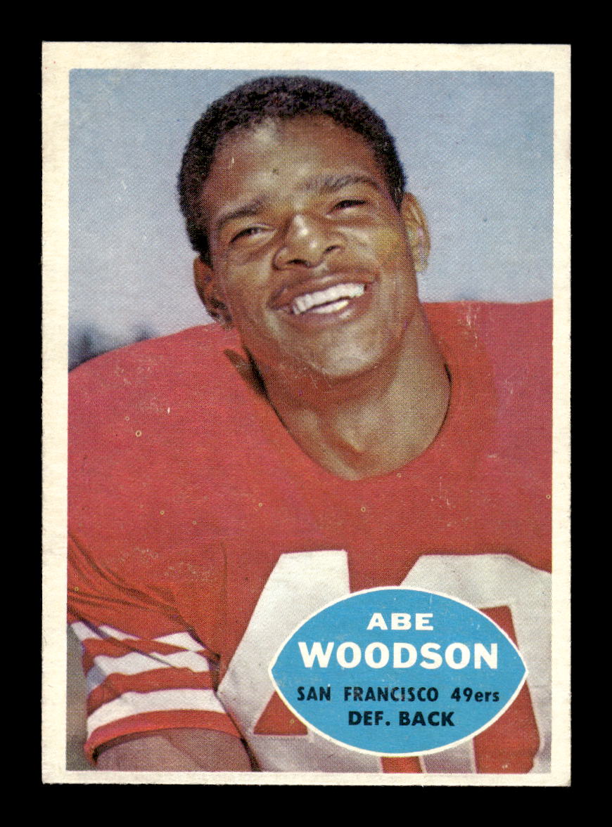 1960 Topps #120 Abe Woodson San Francisco 49ers VGEX HOF10010959